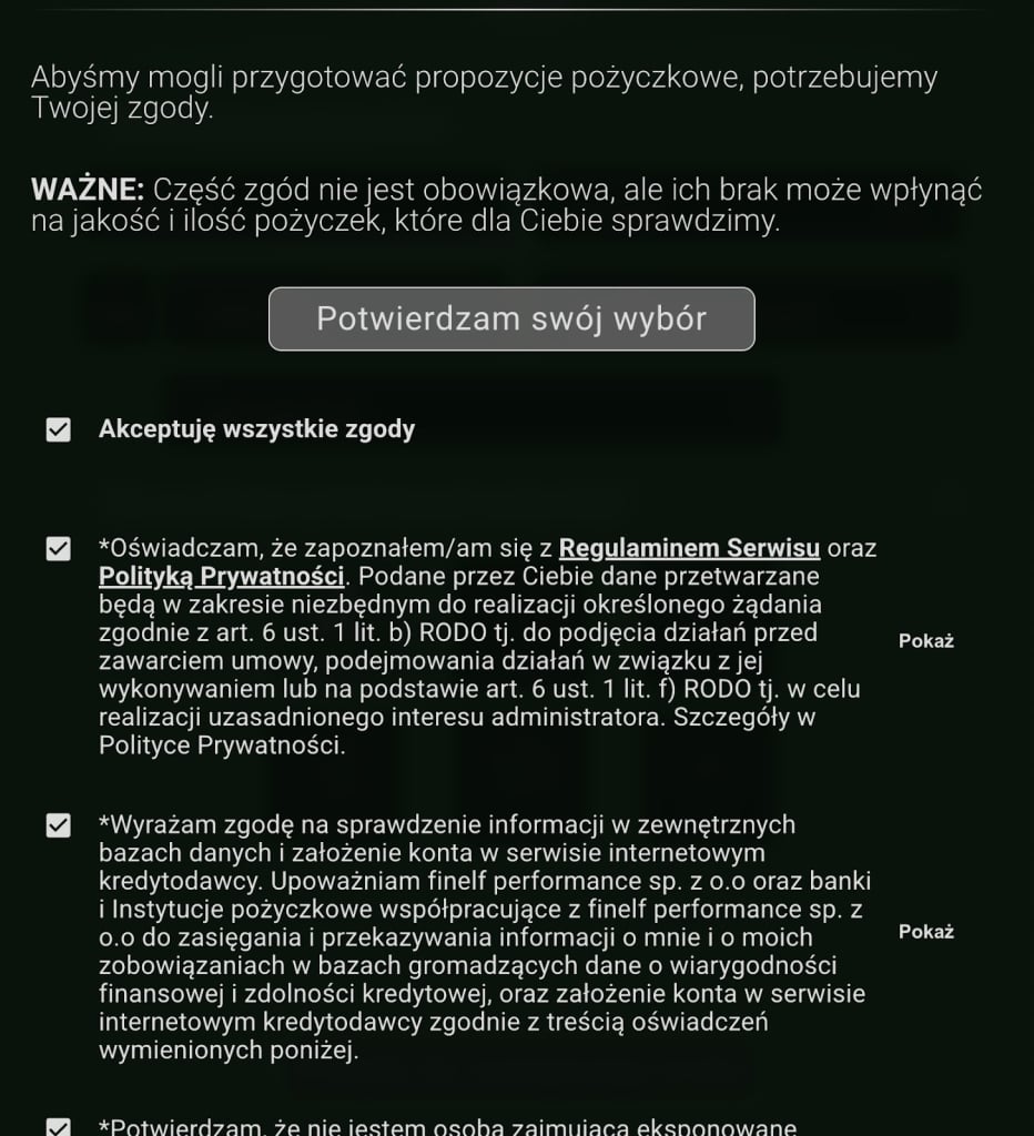 zgody na pewna-pozyczka