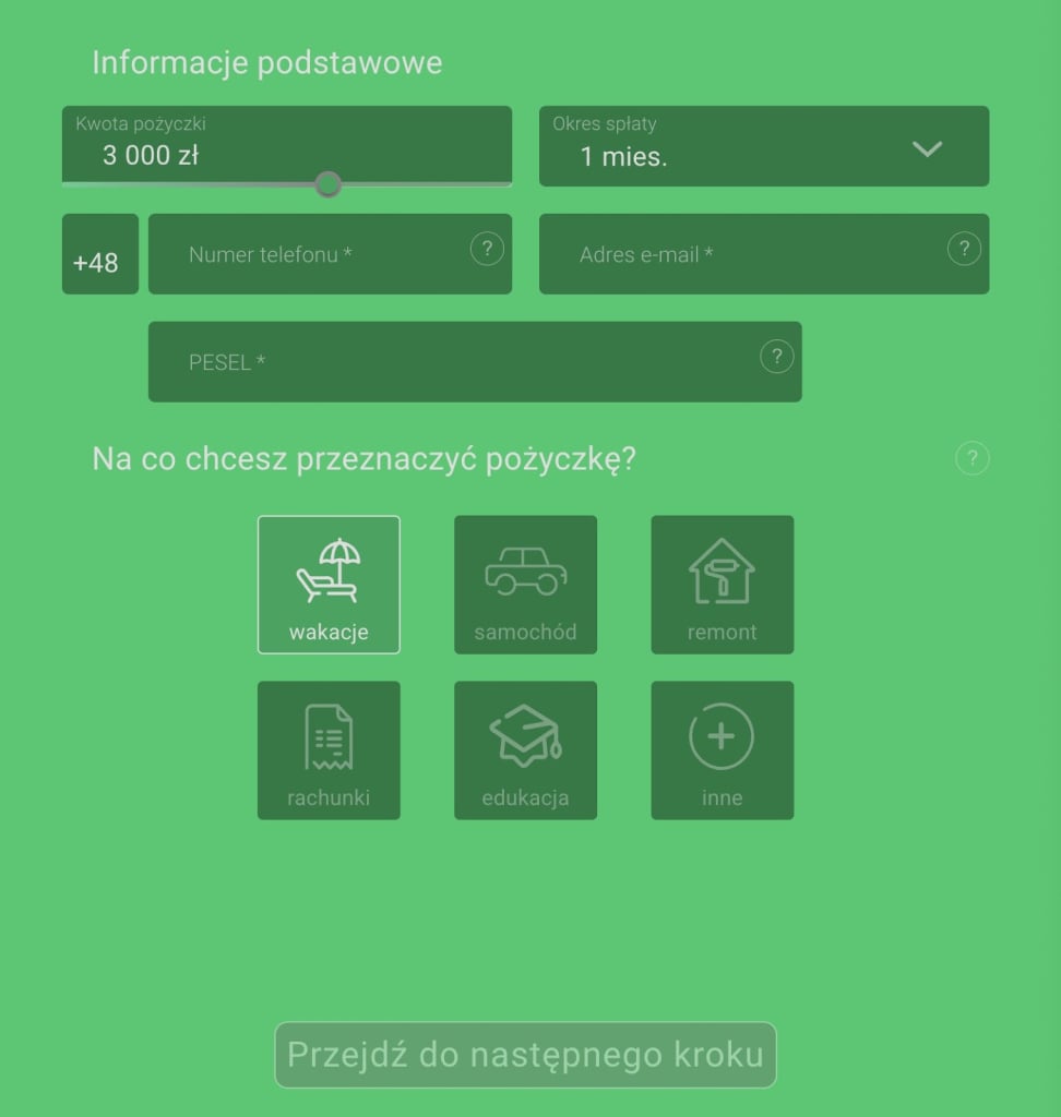 wniosek w pewna-pozyczka.pl