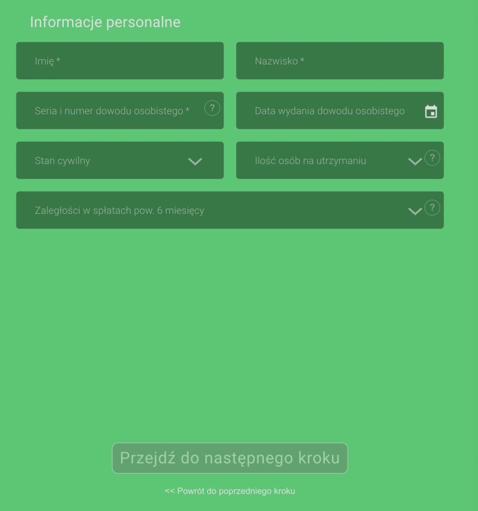 informacje osobowe