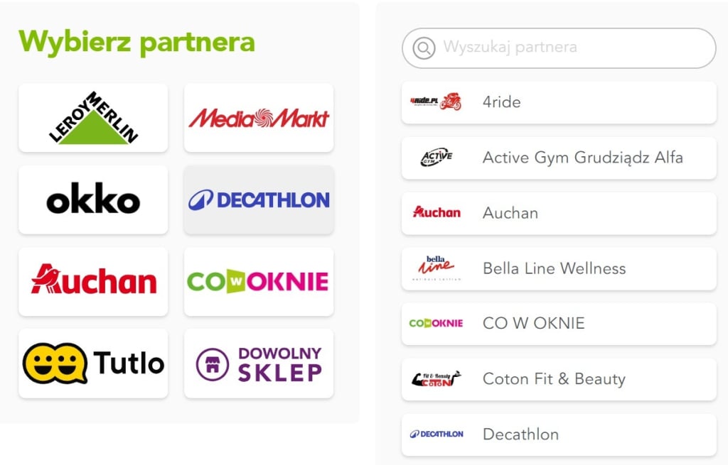 wybierz partnera w oneyraty