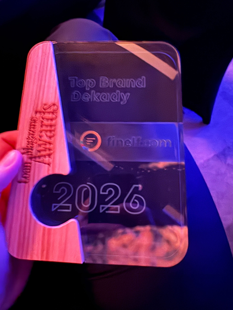 Czerwona Skarbonka jako finelf.com została nagrodzona top brand dekady 2026 w Loan Magazine Awards
