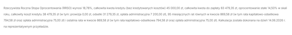 RRSO przykład reprezentatywny plus1
